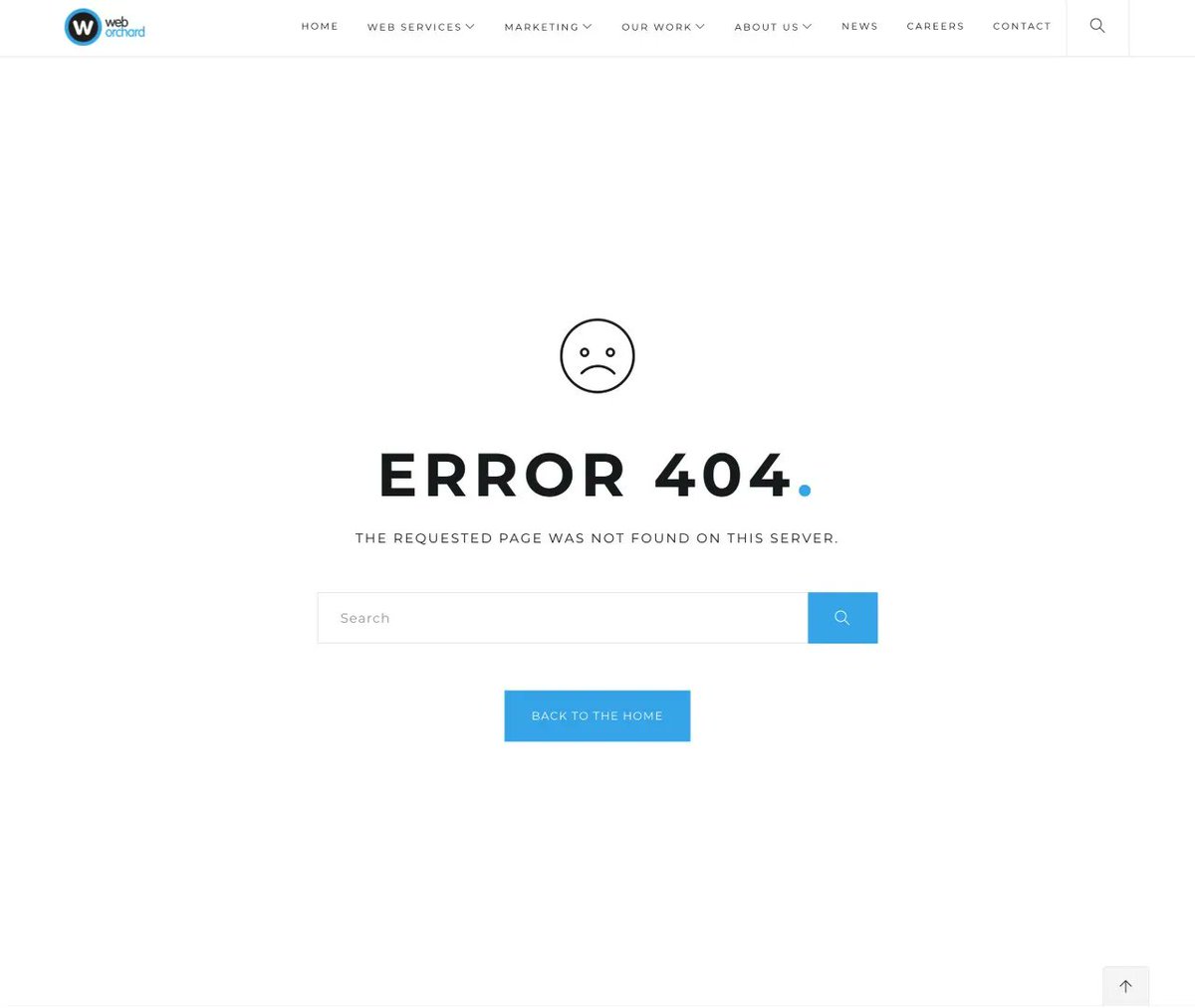 fab404's tweet photo. Nice clean 404 page from @TheWebOrchard https://t.co/ZBK3leL3uH #MondayMorning #MondayMood https://t.co/rJPNaIA8Ag