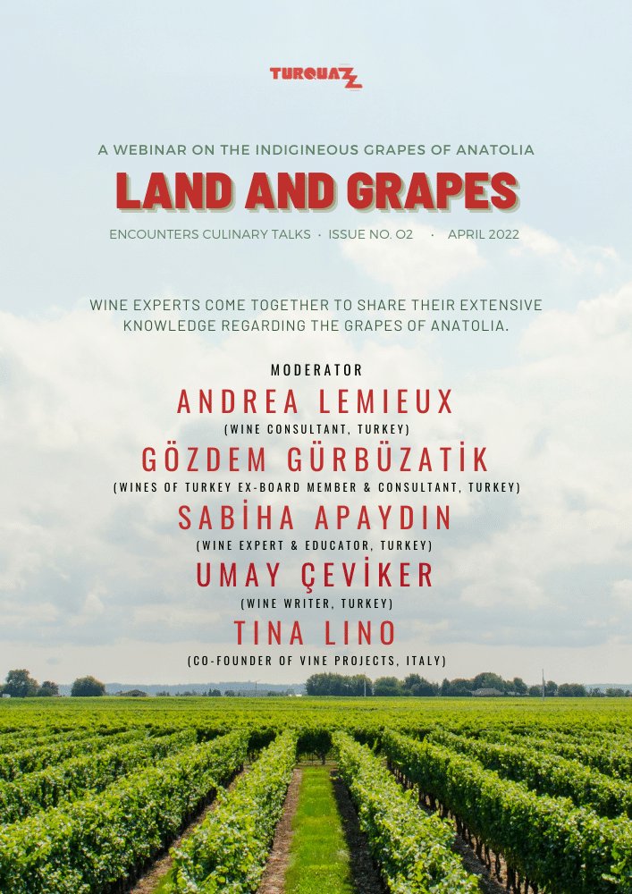 Did you know that Anatolia is one of the oldest winemaking countries and covers the fifth largest vineyard area in the world? Check out the <a href="/TurquazzCulture/">Turquazz</a> ebook based on its Land And Grapes webinar turquazz.com/product/land-a…