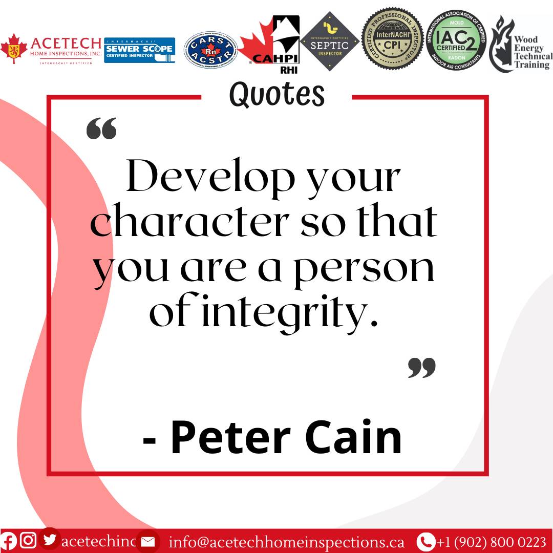 AcetechInc's tweet photo. Choose Integrity; Choose Acetech Home Inspections Inc.

Book a service today

https://t.co/W5jRukinpc

“Develop your character so that you are a person of integrity.”

Peter Cain https://t.co/VJuLLq6WNE