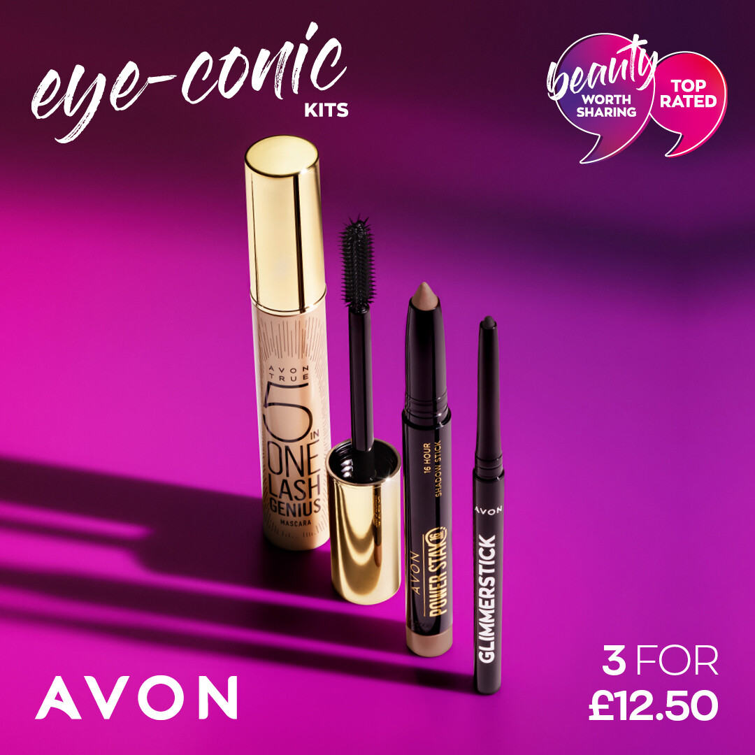 ange_rose77's tweet photo. Create your goal eye look in 3 simple steps, with these awesome Eye-Conic Kits, including a Glimmerstick Eyeliner, Power Stay Shadow Stick and Lash Genius Mascara.
https://t.co/NaYfSbKJ37
#AvonBeauty #EyeShadow https://t.co/goinSEq2CW