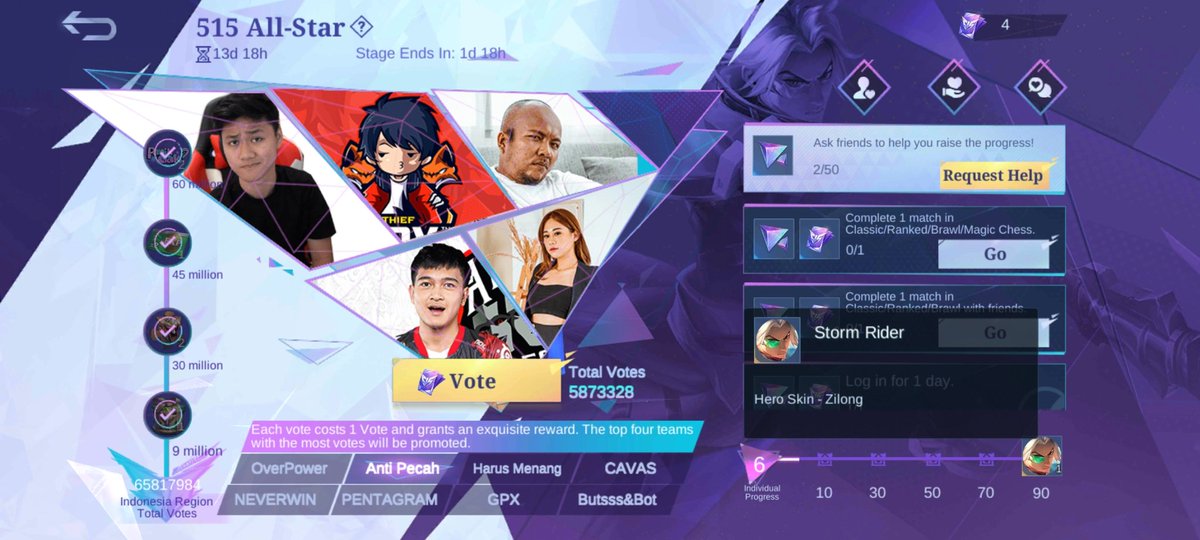 nugissa's tweet photo. OPEN JOKI TAP LIMITED SKIN ZILONG 515 

35k sampai dapet skinnya

Gas 🔥 https://t.co/suGlLbaQhn