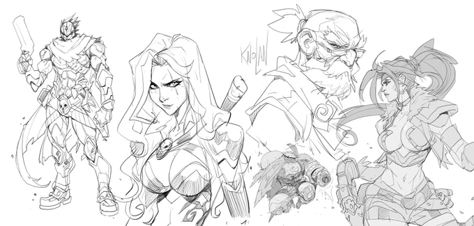 #battlechasers #strife #Katarina throwback #artbook 