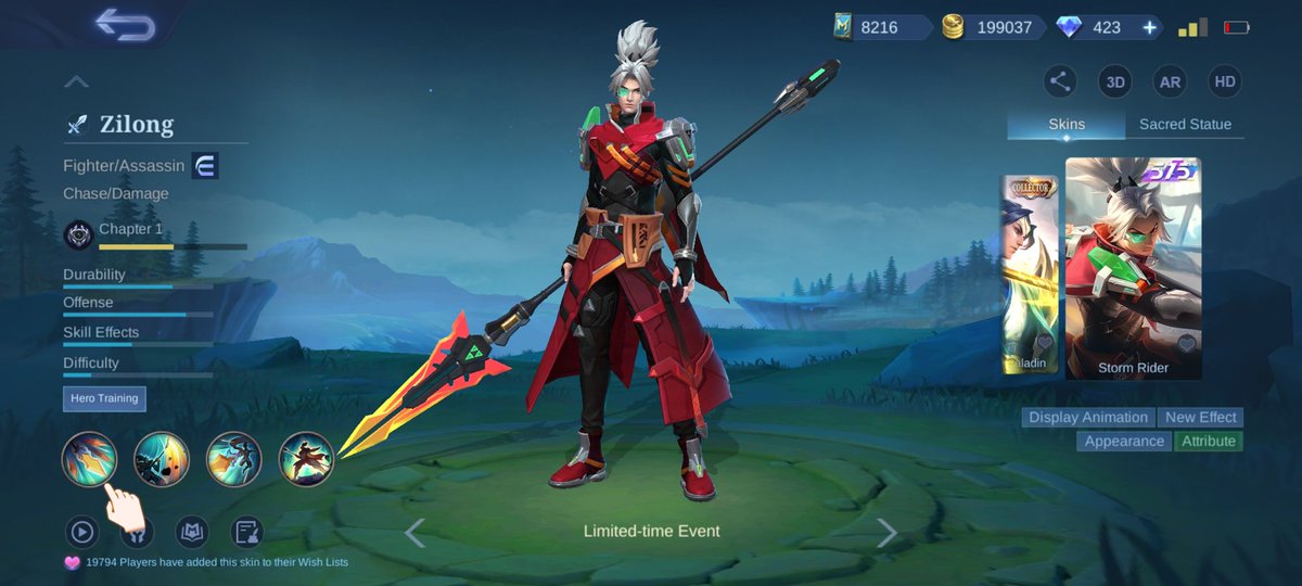 nugissa's tweet photo. OPEN JOKI TAP LIMITED SKIN ZILONG 515 

35k sampai dapet skinnya

Gas 🔥 https://t.co/suGlLbaQhn
