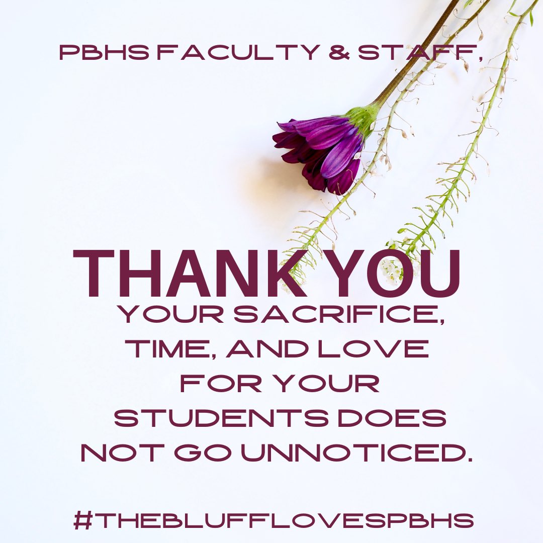 daveelledge's tweet photo. #theblufflovespbhs https://t.co/9aoNEJKrG2