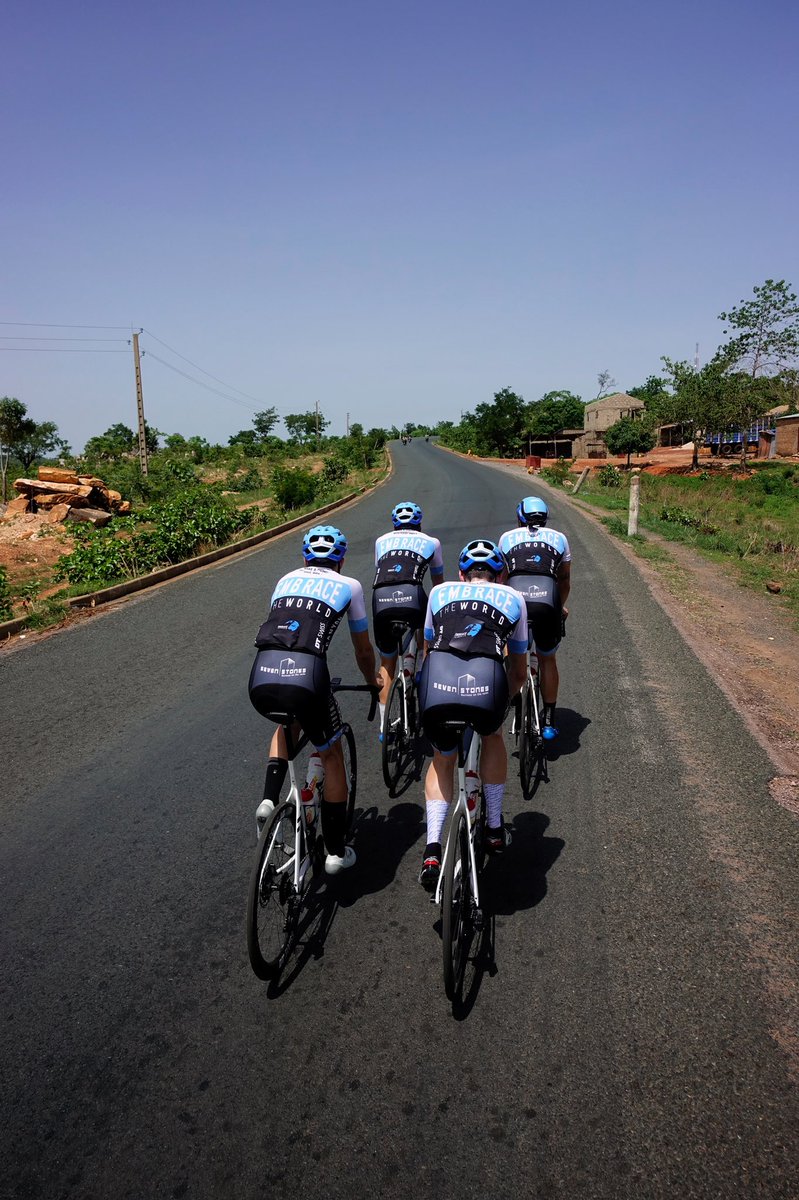 Final shakedown before the #tourdubenin starts tomorrow. We’re looking forward to good racing and are thankful to be here! #ridewithafrica  <a href="/CyclingAfrica/">Africa Rising Cycling</a> #africarising #benin