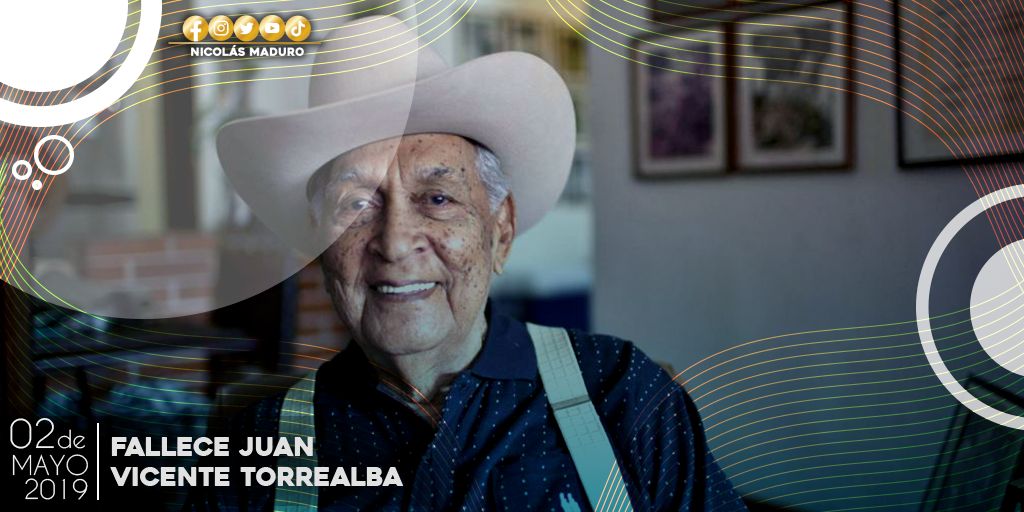 El pueblo venezolano recuerda con pesar, 3 años de la siembra de Juan Vicente Torrealba, uno de los más grandes arpistas y compositores de Venezuela y Latinoamérica. Sus aportes a nuestra cultura son guía para las futuras generaciones. ¡Te Honramos Maestro!