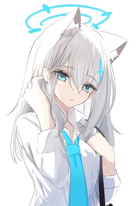 #100日チャレンジ 
#BlueArchive 
15日目 夏服シロコ 