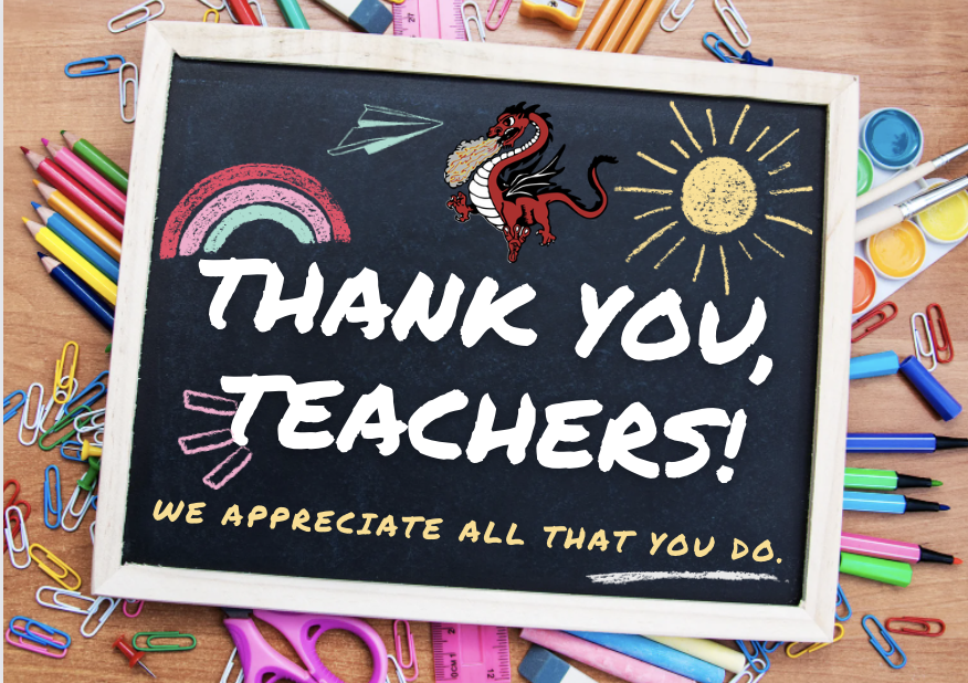 PurcellDragons's tweet photo. Day 1- Teacher Appreciation 2022
This week is dedicated to recognizing and thanking our teachers who do such a great job of serving our students and community.  You are loved, respected and revered for the work you do.  Thank you! https://t.co/N9djN4z6OI