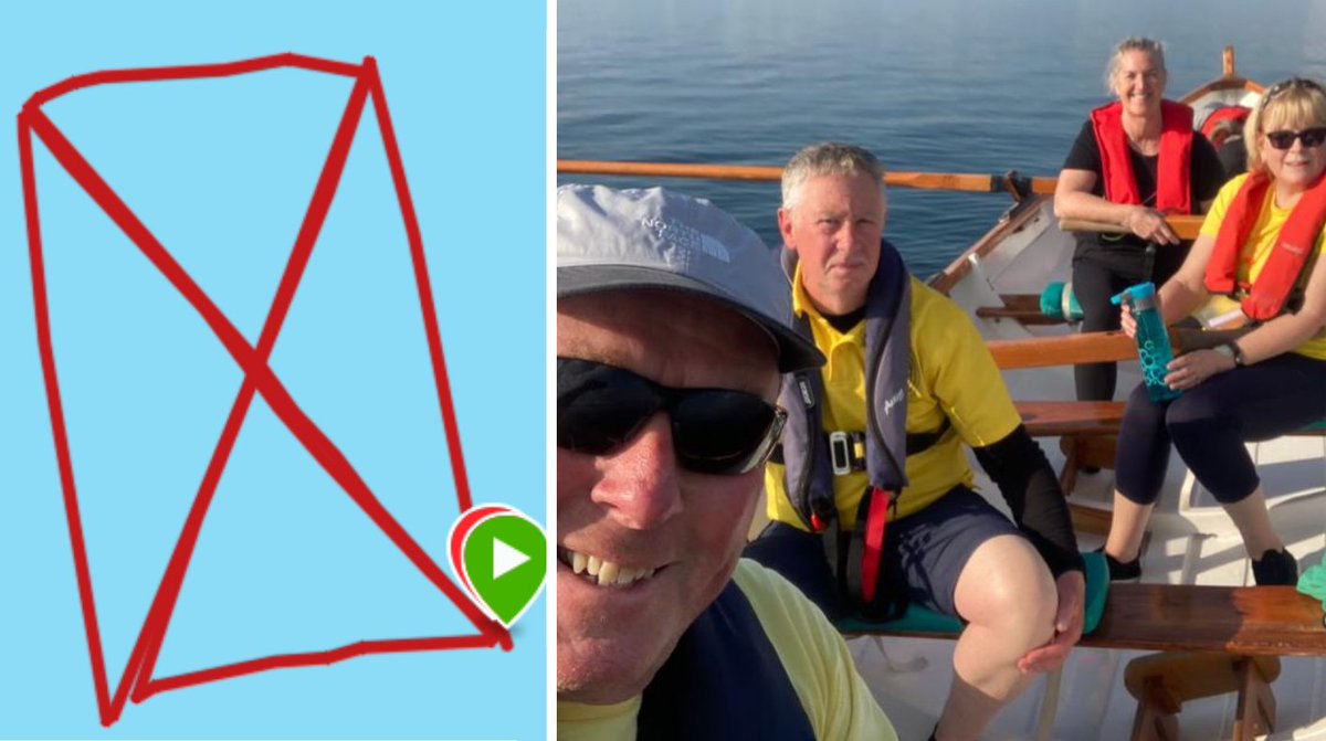 5MFHC's tweet image. Throwing shapes... the Creative Course Award for #5milesfromhome goes to Prestwick Coastal RC, very artistic indeed! The team said they were rowing the flag for Scotland, such a great job Pops! Lovely to have you all part of the race, we hope to see you all again next year! 🏴󠁧󠁢󠁳󠁣󠁴󠁿❤️