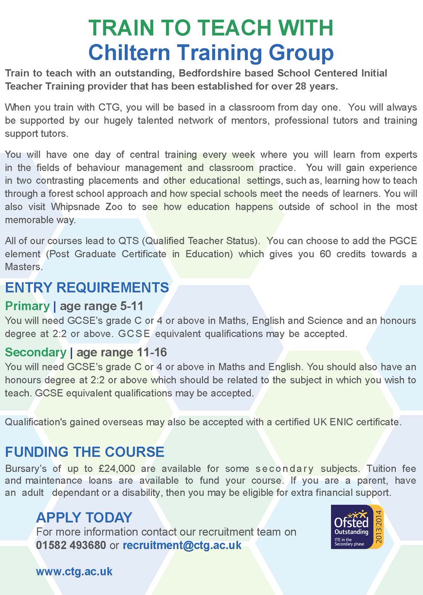 Mr R (@mrrteaching) on Twitter photo We are continuing to recruit for 2022/2023 and beyond <a href="/CTGtraining/">Chiltern Training Group (CTG)</a> for our amazing SCITT programs - primary and secondary. If you would like to train with an outstanding local provider and work with amazing local schools and staff then get in touch. <a href="/ChilternTSH/">Chiltern Teaching School</a> <a href="/ChilternLT/">Chiltern Learning Trust</a> We are continuing to recruit for 2022/2023 and beyond <a href="/CTGtraining/">Chiltern Training Group (CTG)</a> for our amazing SCITT programs - primary and secondary. If you would like to train with an outstanding local provider and work with amazing local schools and staff then get in touch. <a href="/ChilternTSH/">Chiltern Teaching School</a> <a href="/ChilternLT/">Chiltern Learning Trust</a>