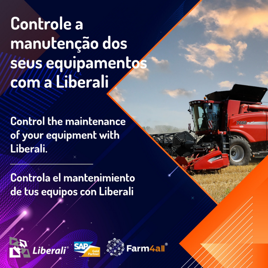 Com os softwares da Liberali, você também pode gerenciar as manutenções dos seus equipamentos, de ordens de serviço a registros de ocorrência.

É a praticidade que promove economia e qualidade na sua produção.

Venha aproveitar!