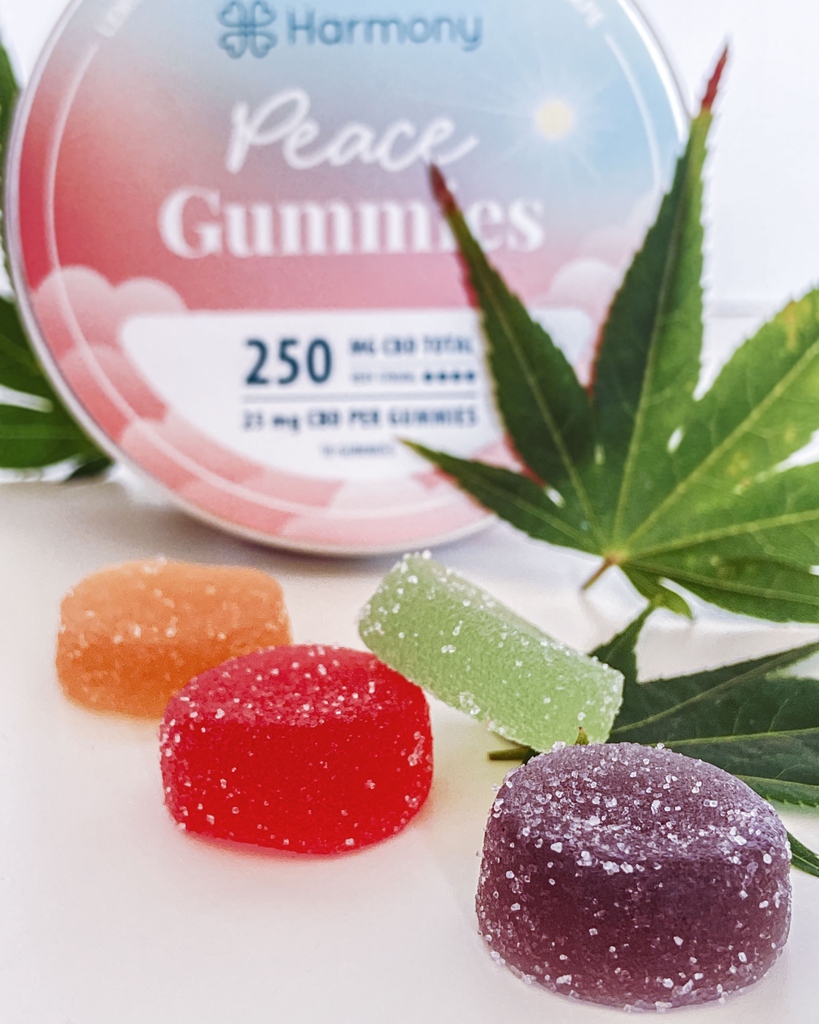 Four reasons to try CBD Peace gummies 🍡

💜 They’re tasty 

💚 Enjoyable 

🧡 Good for the Planet

❤️ Made with quality ingredients

🍀 Who would like to try #CBD Peace Gummies? 

#MeetHarmony #HarmonyCBD #Chanvre #Cannabidiol