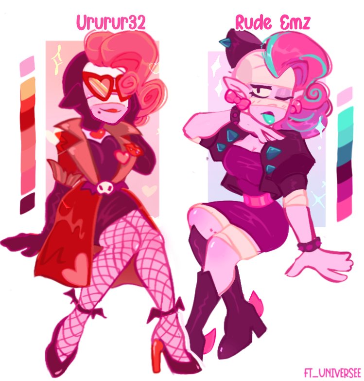 ft_universee's tweet photo. Tenía planeado publicarlos cuando aún pasaba lo de Supercellmake pero ni modo 

@Dragon12cake - Spike Pop Emz
@KPY0802 - Em-z pop Starr
@Ururur32 - InLove Emz
@? - Rude Emz

#BrawlStars #BrawlStarsArt #brawlstarsfanart https://t.co/gLaMTJ5LvW