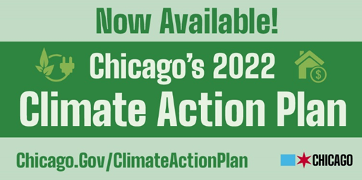 ChicagoDOE's tweet photo. 🚨 @chicagosmayor has released Chicago's new 2022 Climate Action Plan 🚨

The plan's strategies will reduce emissions 62% by 2040 while delivering equitable benefits for all⚖️💸👩‍🔧🚌

Stay tuned for more info!

Read the plan: https://t.co/h8YbUyEoqQ

#ChicagoClimateAction #ChiCAP https://t.co/Fy8W6naVwM
