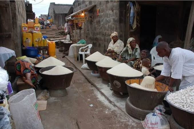 Me and <a href="/motundeee/">Motee</a> don reach where we wan buy Garri