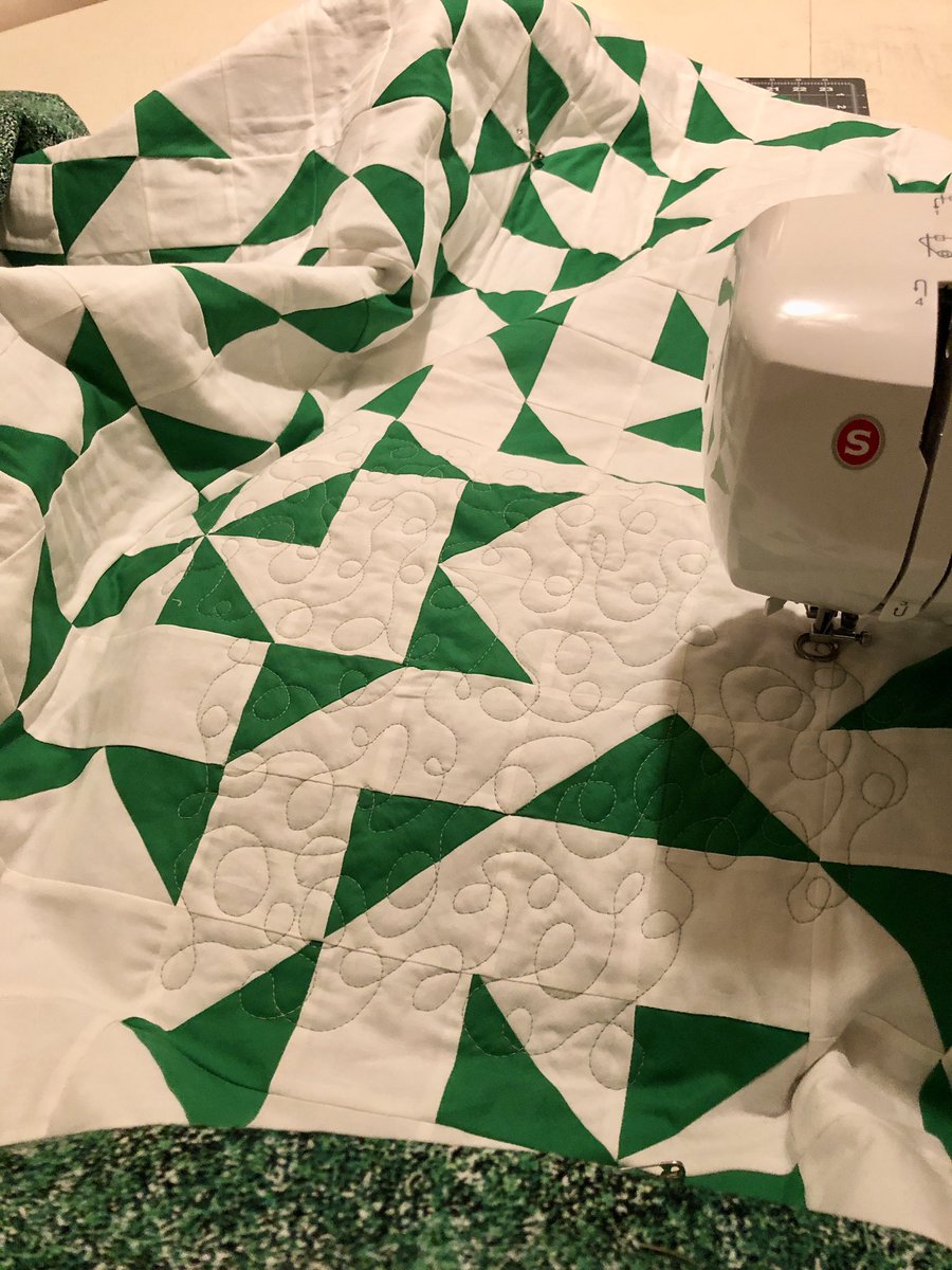 Coach_Jewell's tweet photo. The #CaryQuilt is getting quilted 🤩 

The winner of this #CaryQuiltRaffleOff is going to get the best handmade quilt deal of their life- $10 for a chance to win #TheQuiltThatJewellMade

Get your raffle tickets today!! @Imp_Softball 
https://t.co/mcpSCFsPpg https://t.co/ReIWGozs0B
