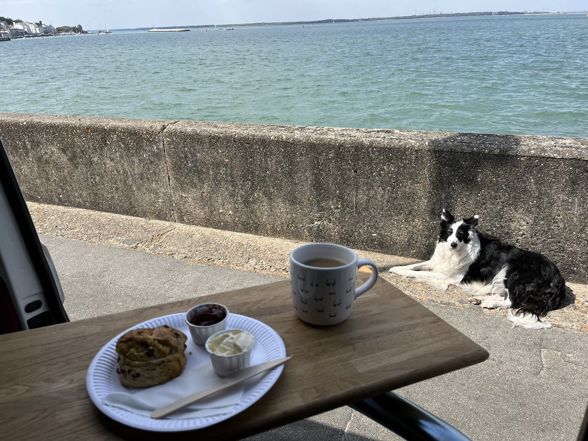 samantha_walker's tweet photo. Bella &amp; I decided we were heading over to the Isle of Wight, 1.5 hours later we were on the ferry ready to start our adventure. First stop, cream team.
#isleofwight #isleofwightlife #vanlife #vandwelling #vandiary #vanlifeuk #traveldog #beach #solotravel #femalesolotravel https://t.co/iLyuIhDrDb