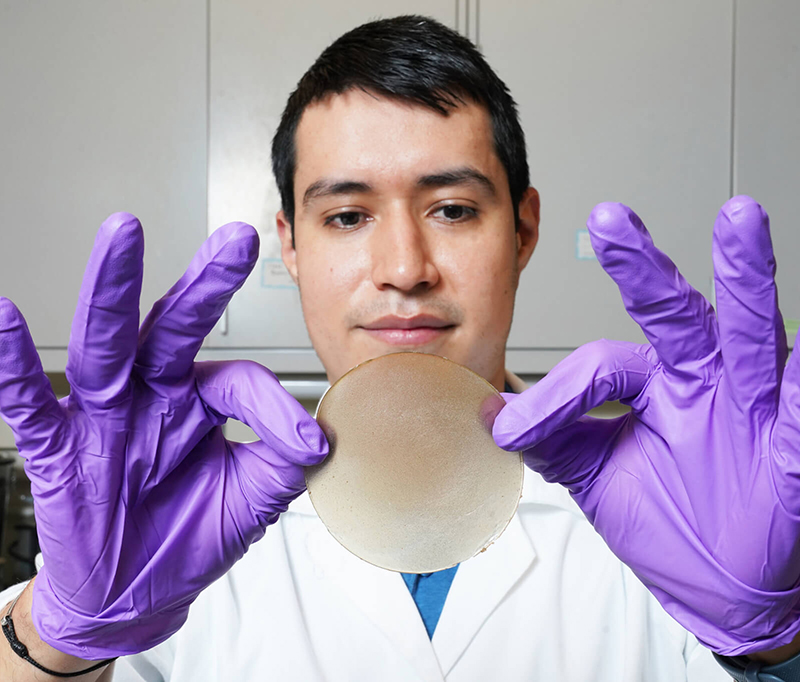 “We focus on alternative and sustainable protein sources, and I work with canary seed, which is common in Latin America and starting to grow in popularity.”  -Uriel Urbizo Reyes

Learn more about Uriel's research in the Graduate Ag Spotlight:
ag.purdue.edu/arge/Pages/Spo…