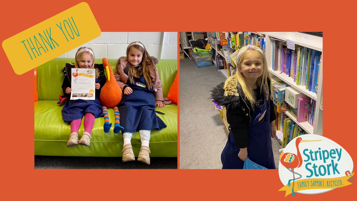 We were delighted to welcome Connie and Florence from Sandcross Primary School in #reigate learning about #kindness in the community for their school project. Thank you for coming and helping us make up book bags! stripeystork.org.uk/donate-time/
#donatetime #stripeystork #teamstork