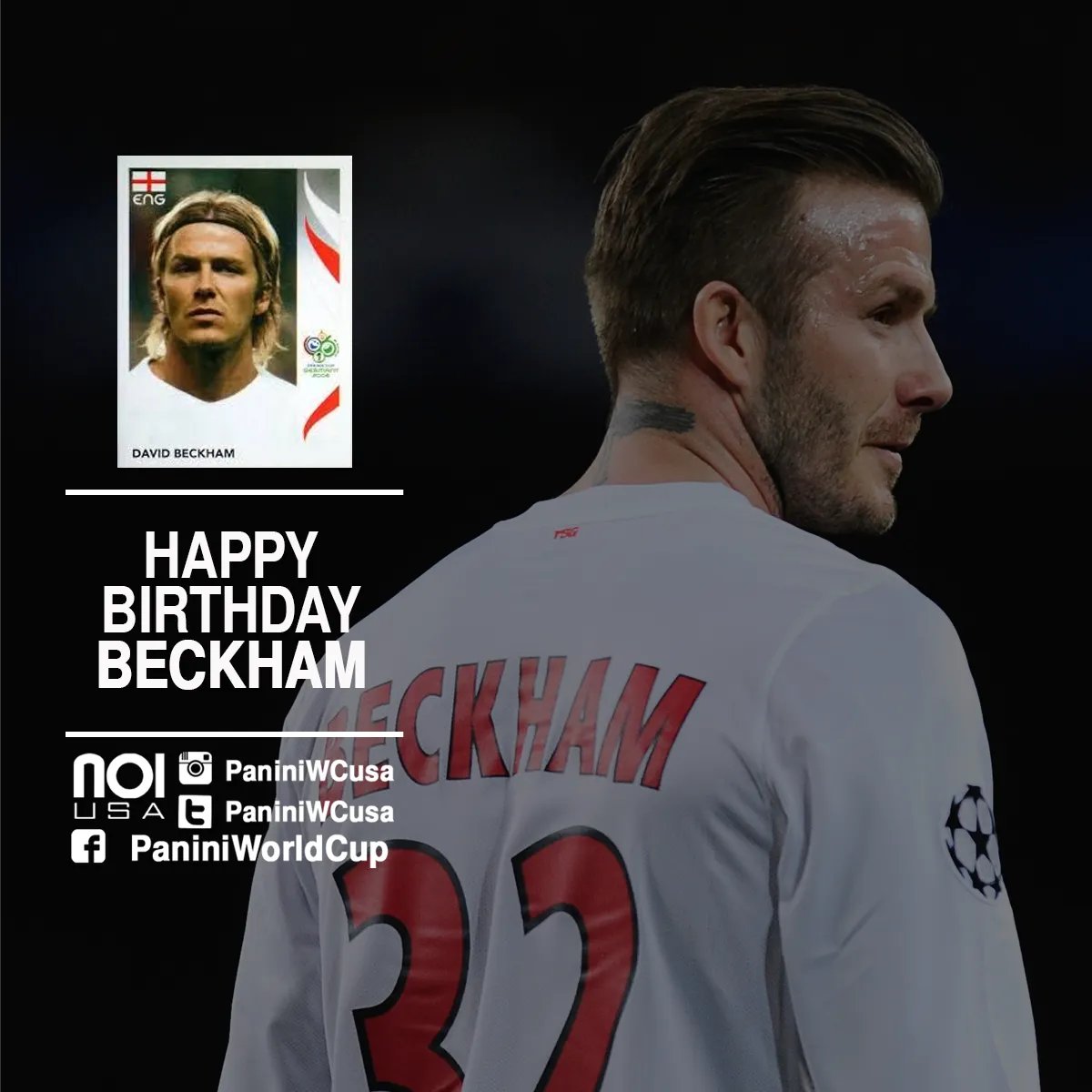 Happy birthday to David Beckham!!! 