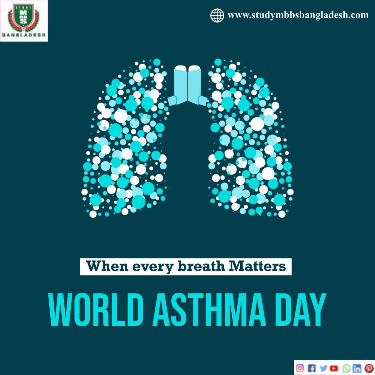 Just by controlling Asthma, we can put a check on various other diseases. World Asthma Day reminds us of our duty to create a healthy environment for our loved ones. World Asthma Day 2022! 
#WorldAsthmaDay #asthma #AsthmaDay #worldasthmaday2022 #healthylife #Health