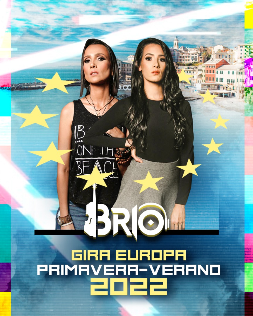 briotheduo's tweet photo. Brio en EUROPA! a partir de este mes de mayo, tenemos un nuevo y gran reto! Por primera vez Brio llevará su show electrónico al viejo continente! Estamls muy contentas de compartir esta noticia! 🎻🔥🎧🔥 https://t.co/1pjYklfj5X