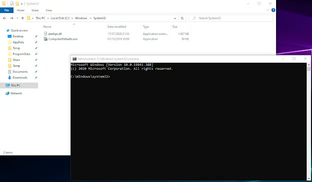 CyberWarship's tweet photo. UAC bypass via dll hijacking and mock directories

#infosec #pentest #redteam
https://t.co/FjrOz4lKOy https://t.co/biVK7YgjVp