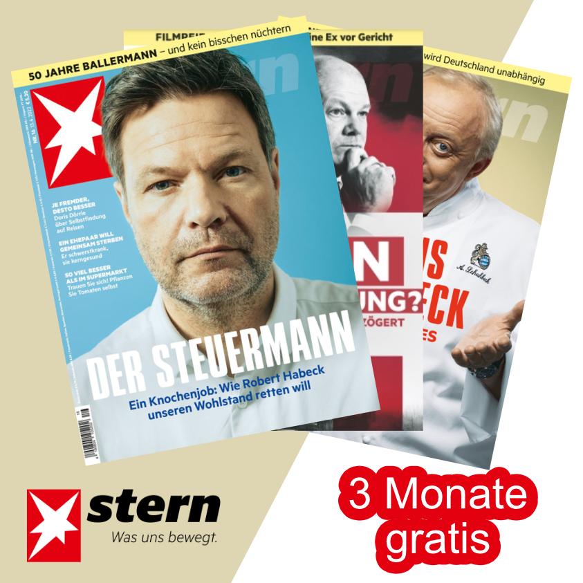 kostenlosde's tweet photo. Aktuell könnt ihr euch bis zu 13 Ausgaben vom „Stern“ kostenlos sichern, sogar ohne Versandkosten! 🤩➡️https://t.co/6o8aMbDkCA
#kostenlos #gratis #freebie #lesen https://t.co/kh9iTZJmPi
