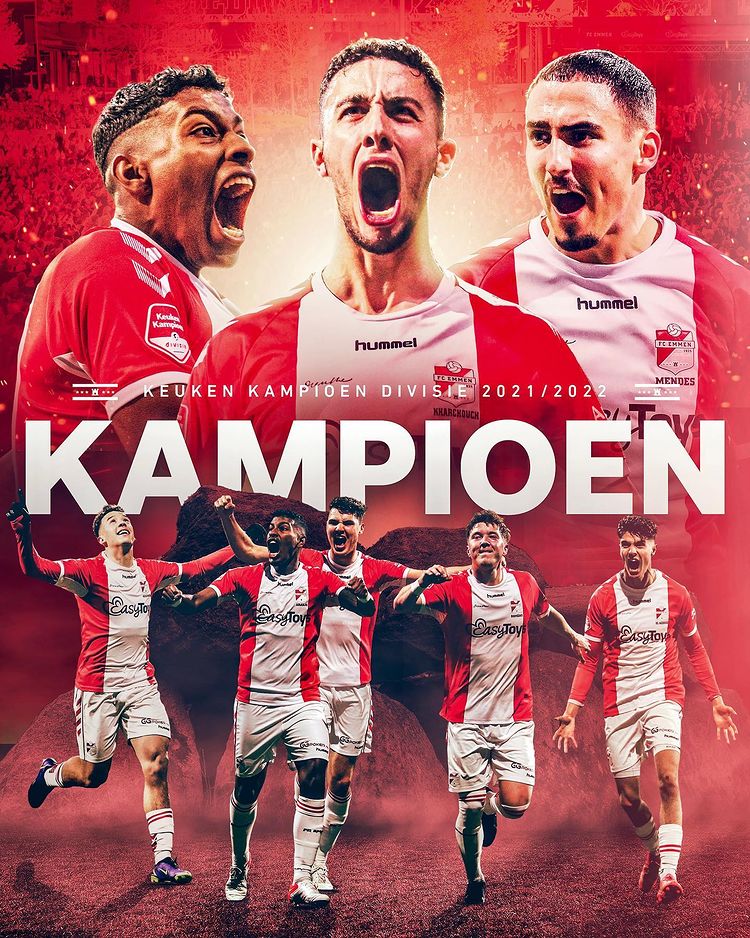 Als trotse sponsor van FC Emmen, feliciteren wij de club én de supporters met de bekroning! Na de promotie, als kers op de taart, ook kampioen worden is een geweldige prestatie.

Wij kijken ernaar uit om FC Emmen weer op het hoogste niveau te kunnen zien voetballen! #SamenTerug