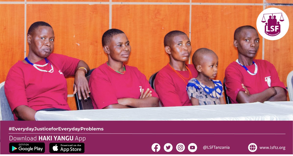 LSFTanzania's tweet photo. Q: Why are paralegals so important?

A: Paralegals that are in the community have a better understanding of the challenges and the most effective type of action for a certain community or situation.

#EverydayJusticeForEverydayProblems #HakiKwaMatatizoYaKilaSiku #lsftanzania https://t.co/MlozF4DJMf