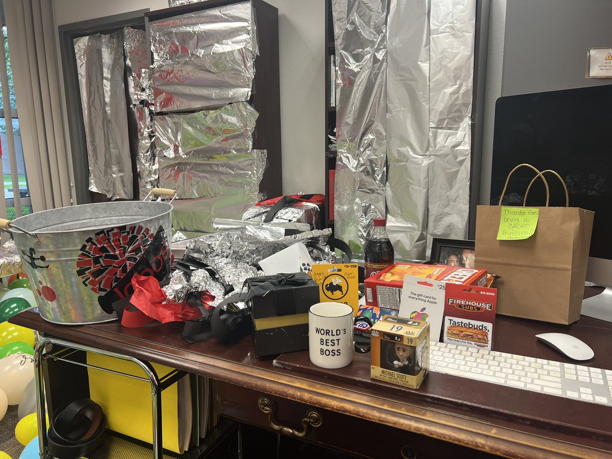 DrKadeGriffin (@drkadegriffin1) on Twitter photo It is such an honor to be the principal of <a href="/LXJ_LOBOS/">Lomax Junior High</a>! A huge thank you to everyone who made me feel so special today. (Even the students who decided to wrap everything in my office with foil…) #LOBOPROUD <a href="/lpisd/">La Porte ISD</a> @wgjackso It is such an honor to be the principal of <a href="/LXJ_LOBOS/">Lomax Junior High</a>! A huge thank you to everyone who made me feel so special today. (Even the students who decided to wrap everything in my office with foil…) #LOBOPROUD <a href="/lpisd/">La Porte ISD</a> @wgjackso