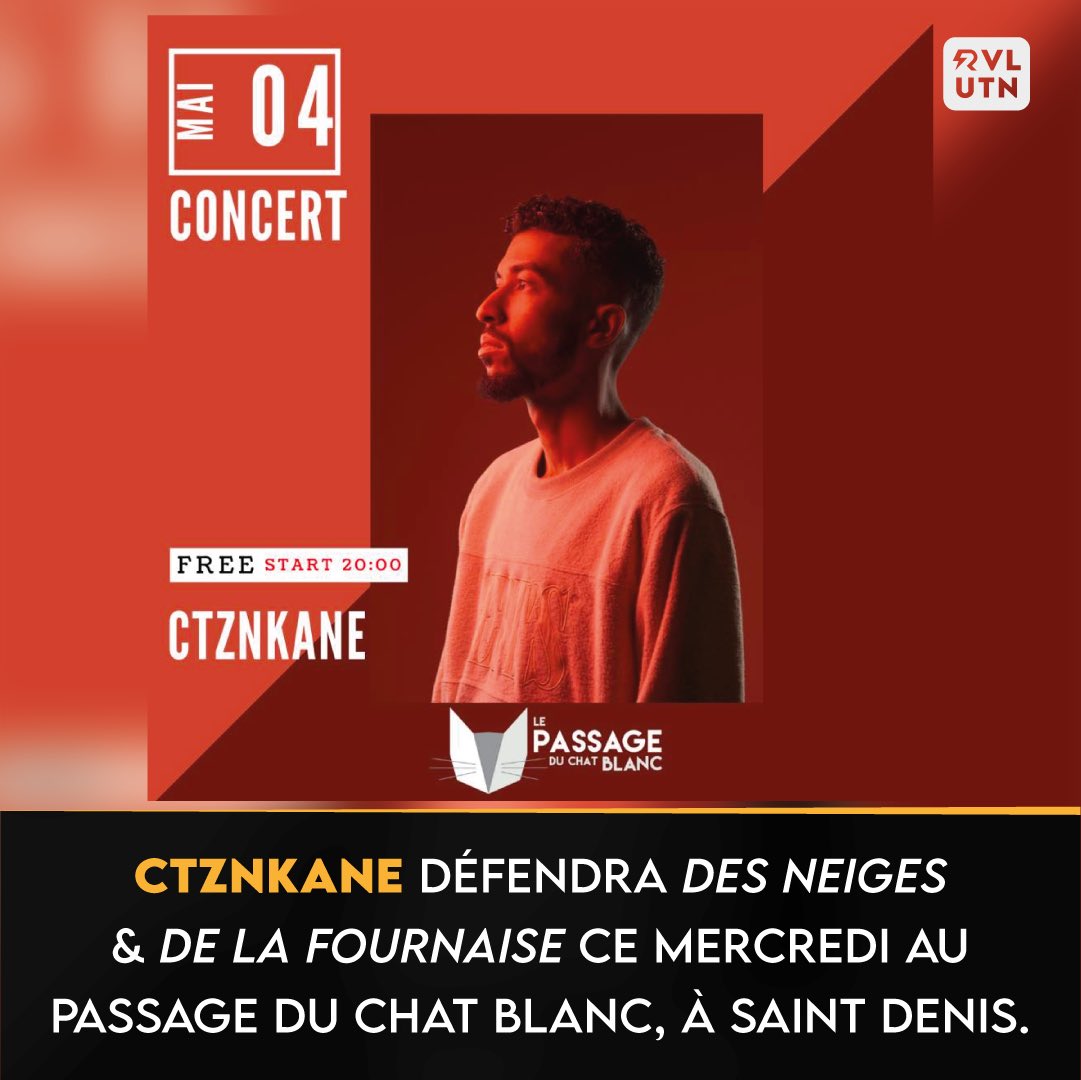rvlutn_974's tweet photo. C'est cool quand la scène rap monte réellement sur scène ! 😎

@CTZNKANE_  sera du côté du @passageduchatblanc  ce mercredi 4 Mai pour performer en live. 🌋

Comme d'hab, on sera très certainement dans les parages ! 

LE MOUVEMENT ⚡️

#ctznkane #live #rvlutn https://t.co/920L8sOGnw