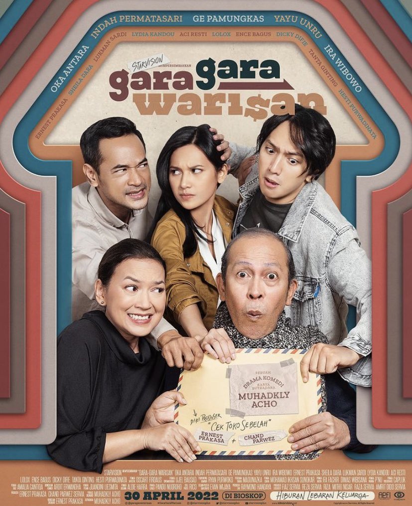 ham_sofi_id's tweet photo. #GaraGaraWarisan
Filmnya BAAAGGGUUUUUSSSSSS BAAANNGEEETTTT.
Nangis, ketwa, nangis, ketawa tapi gak bosenin. Ada2 aja celah buat bikin kita cerah, bikin kita murung, dan bikin kita BERLINANG AIR MATA. Bagusssss
#ham_ https://t.co/FPPHCfYWJa