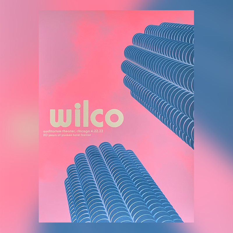 Wilco's tweet photo. Preorders for a second run of the Chicago YHF posters will be available throughout the week at https://t.co/9mRMuUkKMV. 

Posters by: @katlamp, @shanlandia, @crosshairchicago https://t.co/Knht8Z6q36