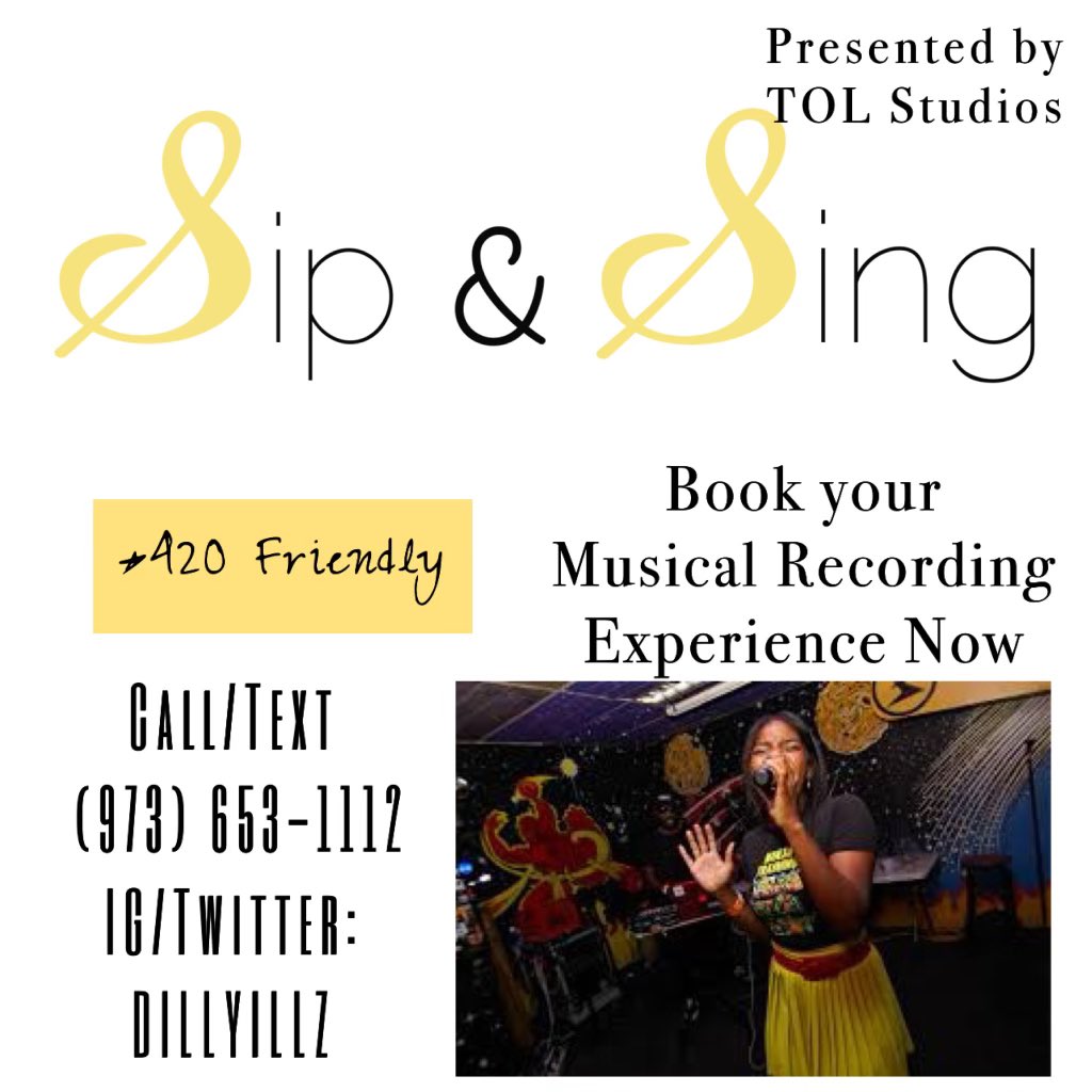 Dillyillz's tweet image. If you trying to find something to do for a birthday or just want to be out the house, get at me. Get all your friends and Sip and Sing!!!  Dm for more details.