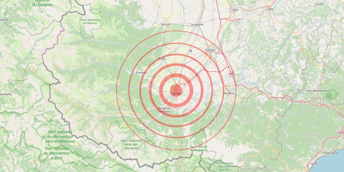 MediasetTgcom24's tweet photo. Piemonte, terremoto a Cuneo: segnalata una scossa di magnitudo 3.8  #cuneese #pontechianale #piemonte #istitutonazionaledigeofisicaevulcanologia #terremoto #sisma https://t.co/8m24hgFUN6 https://t.co/Sc1dFvsMXJ