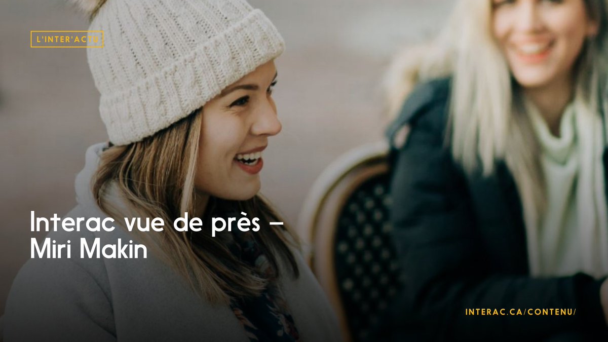 INTERAC's tweet photo. La Semaine de la santé mentale est l’occasion de #ParlerPourVrai. Miri Makin, directrice principale des communications internes à Interac, raconte son expérience de la maladie mentale et offre ses conseils. #InteracLife #SemainedelaSantéMentale https://t.co/YrvfKyiuMv https://t.co/4av8afq7km