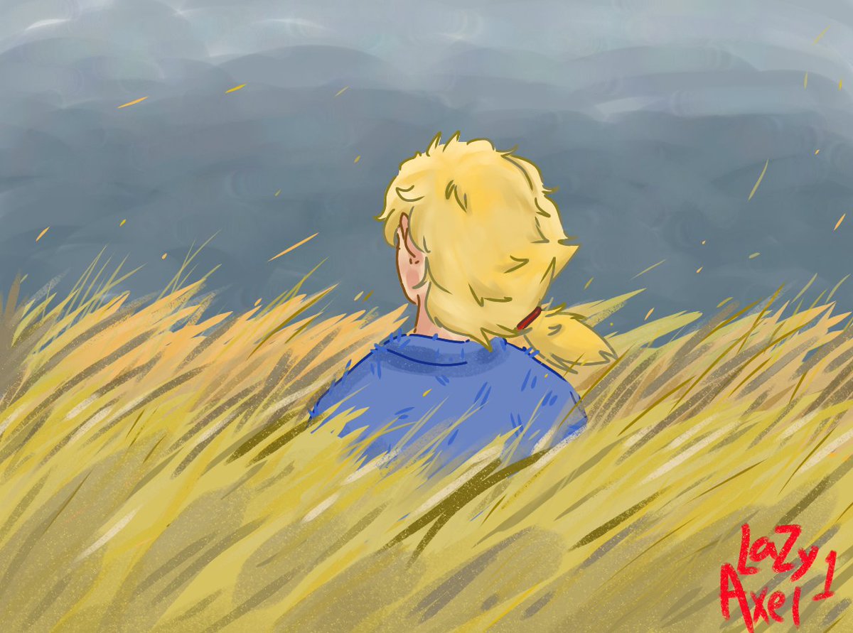 LazyAxel1's tweet photo. He woke up in the middle of nowhere 🍃🌾

So so, i learning how to made background :D 
Yes it is suck
Tags: #tommyinnitfanart #dreamsmpfanart #tommyinnit #tommyfanart https://t.co/hiv9qyMW4f