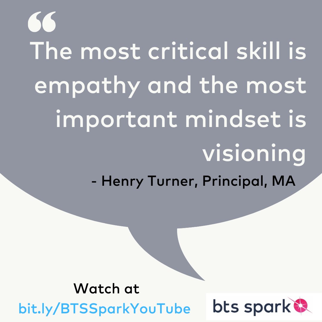 btssparkcan's tweet photo. The most critical skills and mindsets for the future in education? @turnerhj #SparkingConversations in #EducationalLeadership #ulead2022 https://t.co/m89hyjgEnp