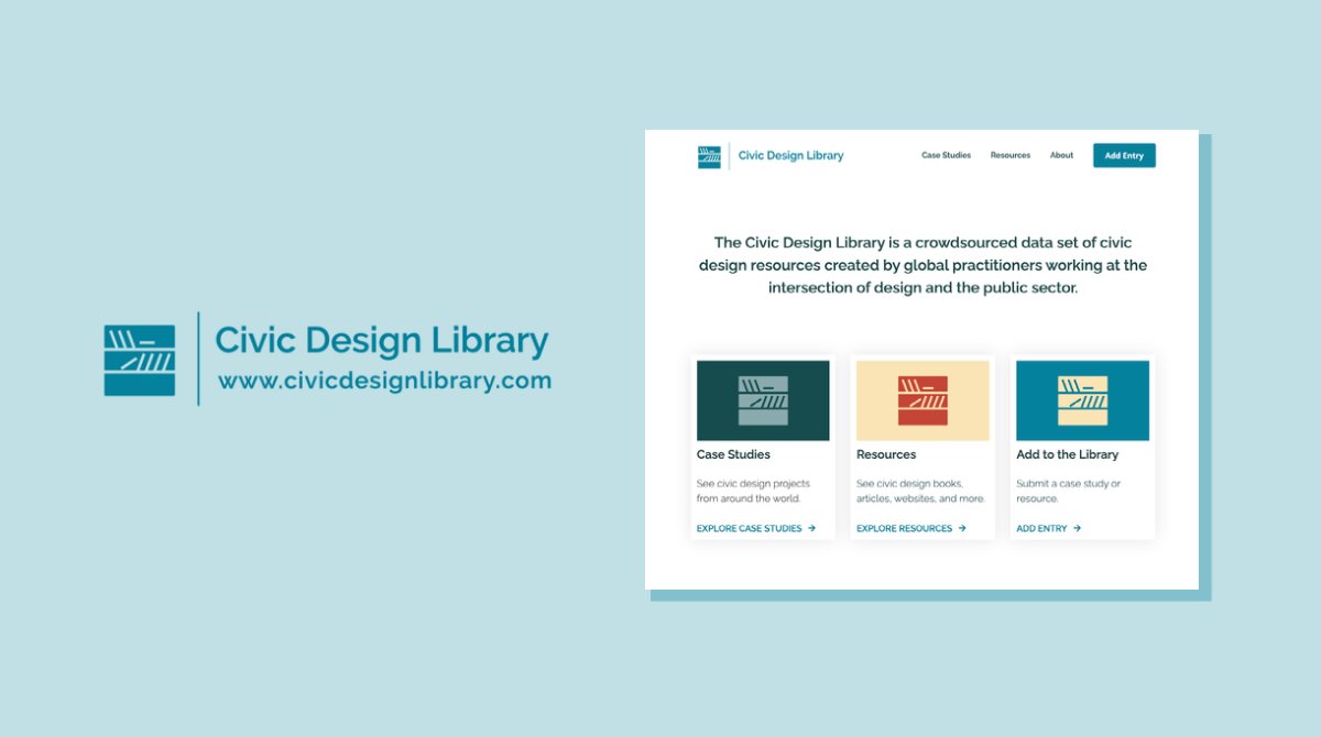 arielmai's tweet photo. Meet the updated Civic Design Library—a crowdsourced data set of civic design resources and case studies created by global practitioners working at the intersection of design and the public sector—now with a new site &amp; over 300 resources &amp; 25 case studies!
https://t.co/6YT0Tx4eNS https://t.co/7A6lRwMKO9