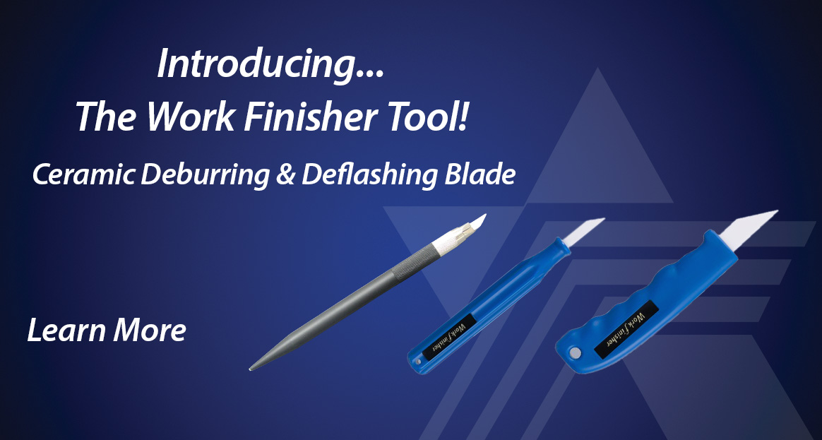 We excited to introduce a new series of safe and easy to use ceramic deburring and deflashing tools. Click here to learn more about the Work Finisher Tool.  ow.ly/lhTG50IWW7B