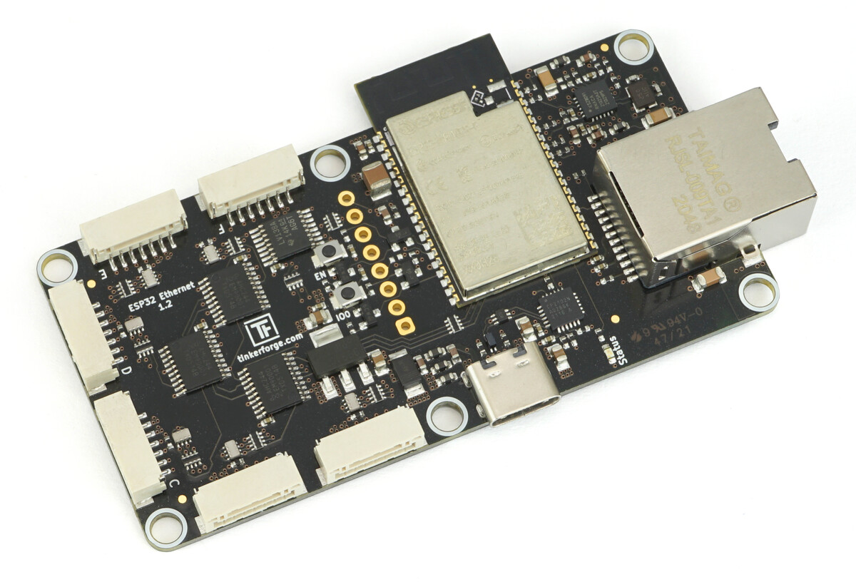 TinkerForge's tweet photo. The ESP32 Brick and ESP32 Ethernet Brick are now officially released!

They can be used for stand-alone control of Bricklets, have a proxy mode and web interface and much more!

https://t.co/dLI71NYwno (DE)
https://t.co/iloYAH05HJ (EN) https://t.co/o285YMiHYX