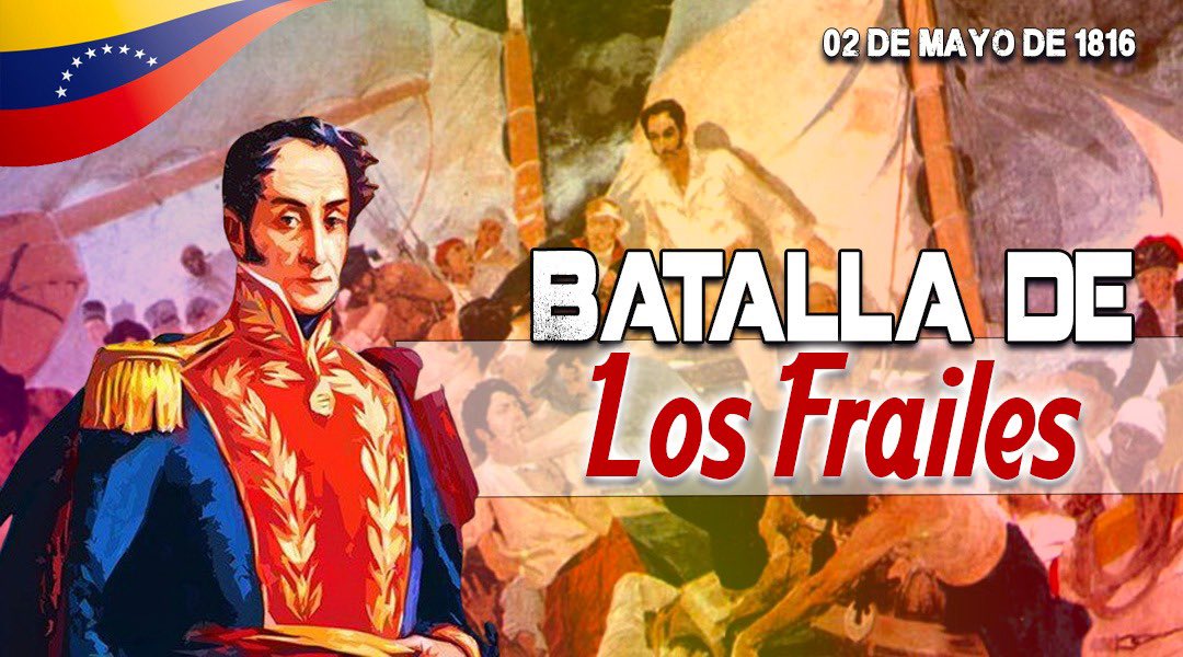 vladimirpadrino's tweet photo. En el marco de aquella singladura libertaria de Los Cayos hasta Margarita, nuestra Escuadra Libertadora, haciendo gala de su coraje, destrezas marineras y arrojo, vencía un día como hoy a los españoles en el Combate Naval de los Frailes ¡Honor y gloria a nuestros Libertadores! https://t.co/9k7lBMgoZ5