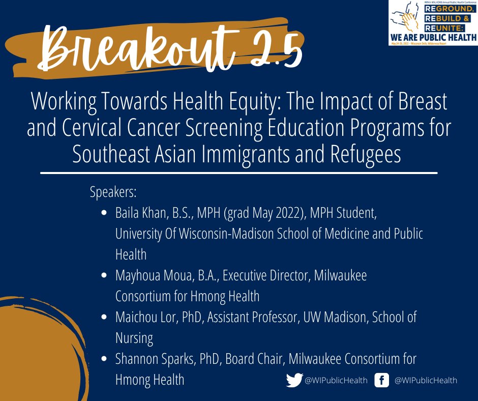 WIPublicHealth's tweet image. Learn about the targeted education programs which showed a positive impact on B&amp;amp;C cancer screening for Southeast Asian immigrants and refugees.