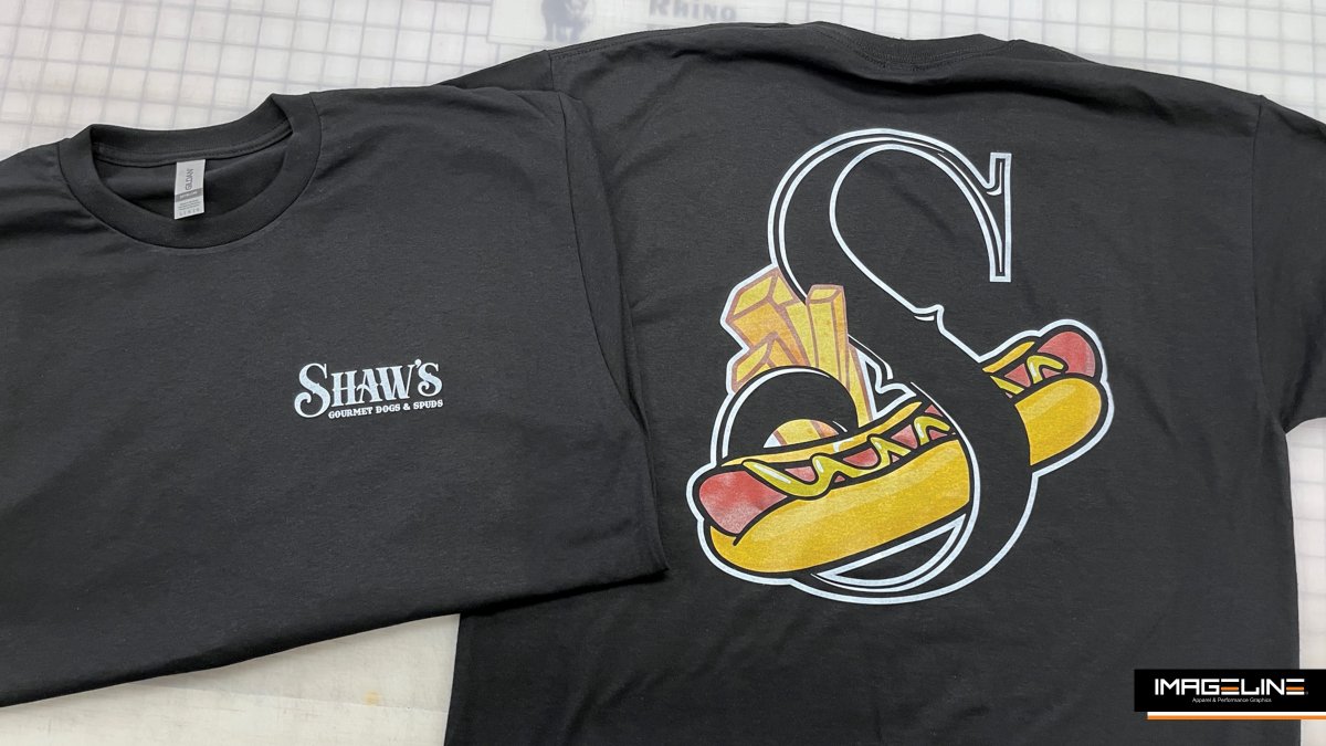ImageLineInc's tweet photo. Custom apparel is one of the best ways to advertise &amp; market your business, big or small!

Shaw's Gourmet Dogs &amp; Spuds will be looking good rockin' these custom crew shirts!

#ImageIsEverything #SttOnt https://t.co/18Avh3iqjl