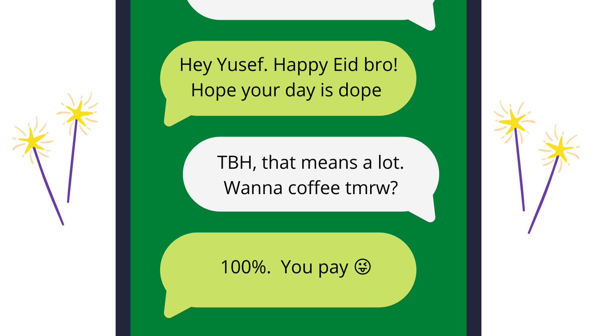 Let your Muslim friends know you care as they celebrate Eid Mubarak. #lovingmuslims, #YouAreSent