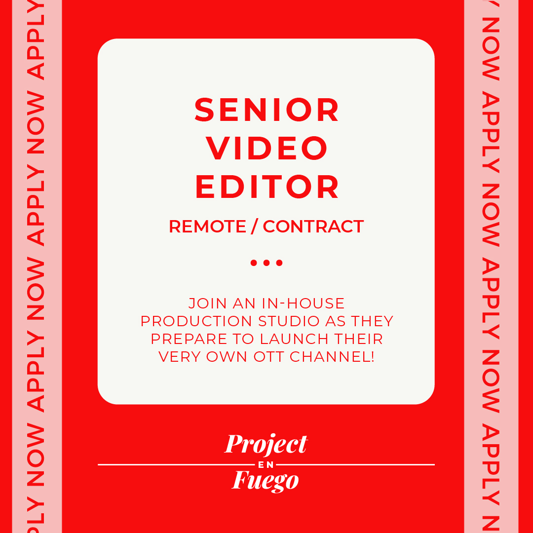 working_sandy's tweet photo. We’re looking for a hands-on Senior Video Editor to join an in-house production studio for a badass client as they prepare to launch their own OTT channel dedicated to telling the stories of First Responders and the communities they serve.  #OOOLife #FreelanceCreative https://t.co/YPXmsWlUlG