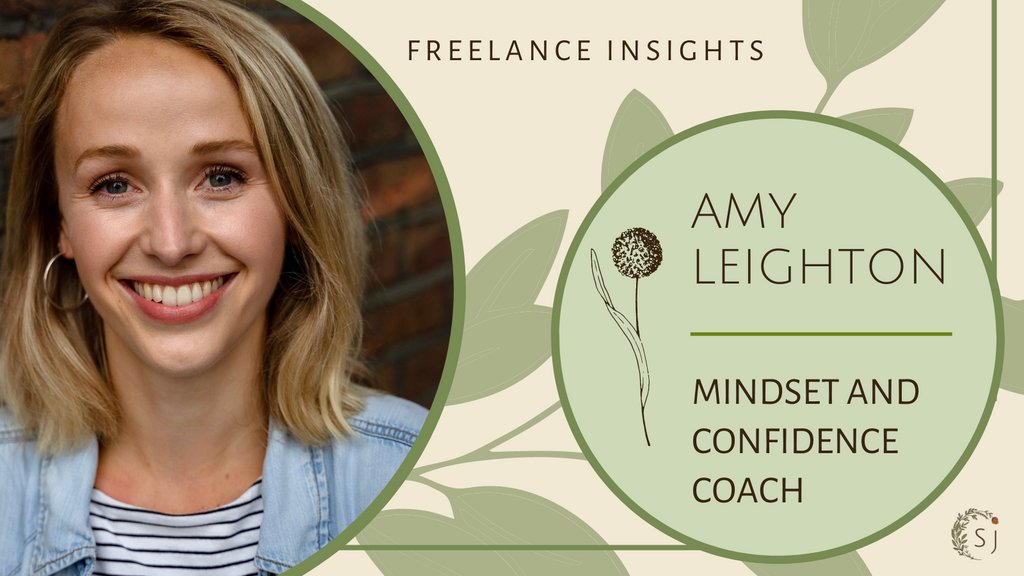 This Freelance Insights interview features mindset &amp; confidence coach Amy Leighton. Amy's free quiz gives you a personalised report to help you start overcoming any obstacles you might be facing. Read her answers to my questions about freelancing here: l8r.it/1pPF