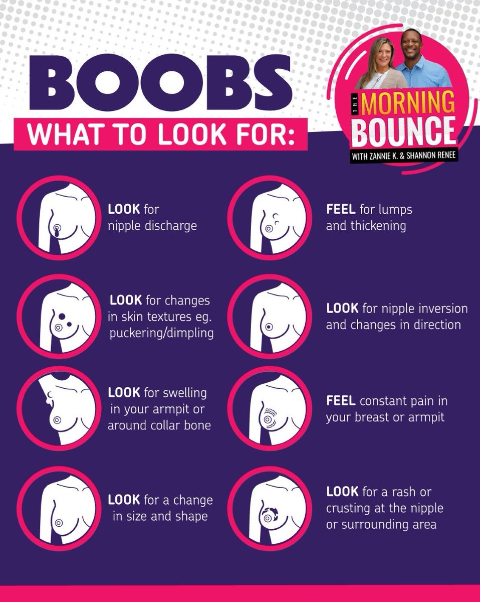 1051thebounce's tweet photo. It's the beginning of the month! Shannon Renee wants to remind you to self-exam! And don't forget to schedule your mammogram! #BoobCheck #TheMorningBounce https://t.co/Mt64pSCs6x