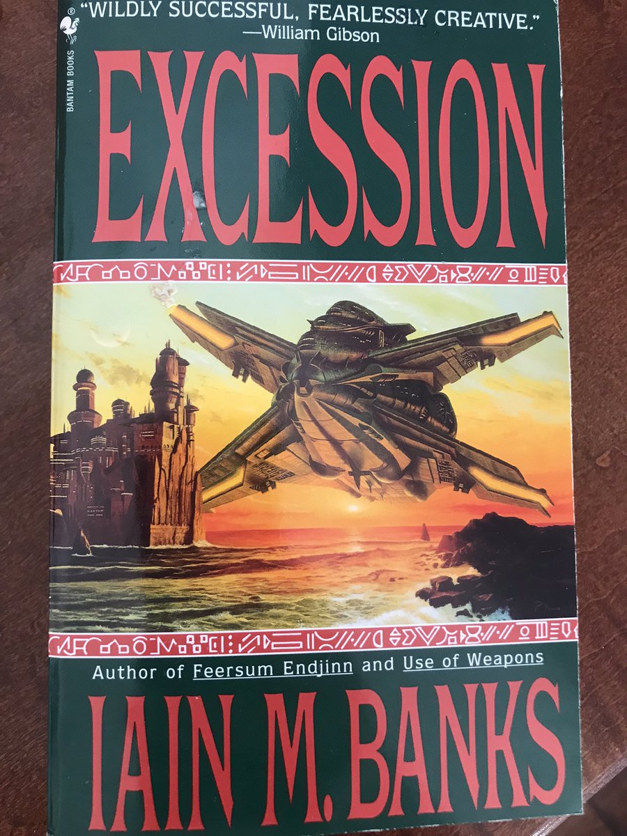 neelbauer's tweet photo. Two books referenced by two billionaires, so let’s see what perspectives and insights they *May* offer this month, shall we? #Excession #Elon @ianmbanks1 versus #Seveneves #Jeff @nealstephenson @elonmusk @JeffBezos Reading old fiction to predict the new reality. #worldbuilders https://t.co/KwC7oZ84Yv